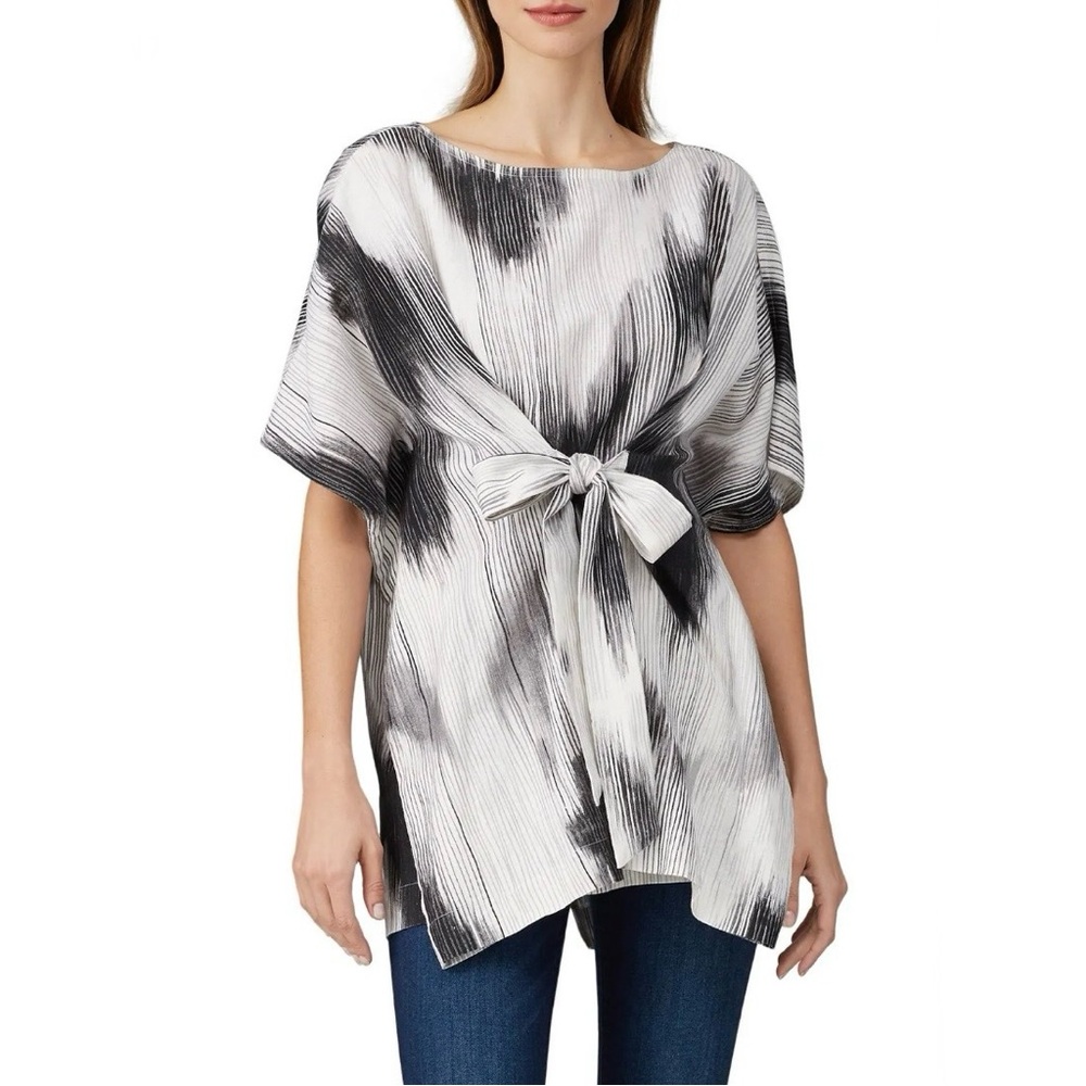 Natori painted ikat caftan top
